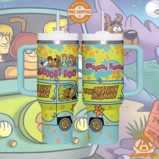 Scooby Doo The Mystery Machine CUSTOM Tumbler