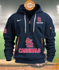 St. Louis Cardinals MLB Half Zip Heavy Hoodie