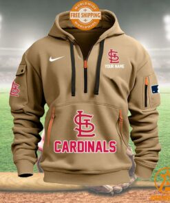 St. Louis Cardinals MLB Half Zip Heavy Hoodie