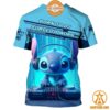 stitch born to dj force to work custom shirt 3