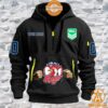 Sydney Roosters CUSTOM Half Zip Heavy Hoodie Generous look