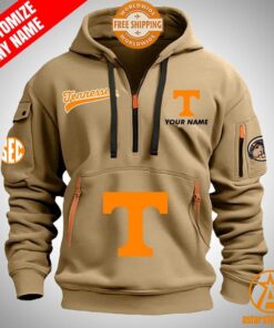 Tennessee Volunteers personalized Half Zip Heavy Hoodie