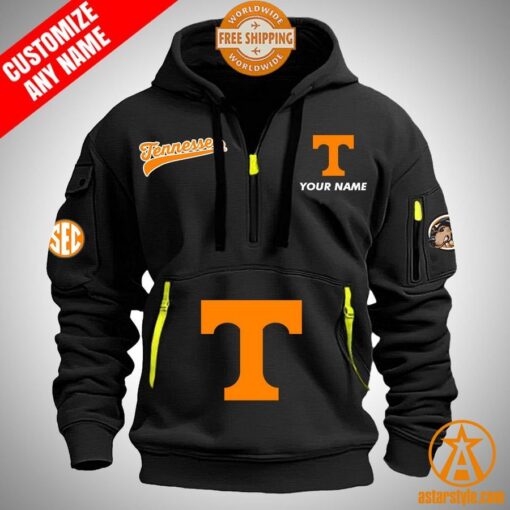 Tennessee Volunteers personalized Half Zip Heavy Hoodie