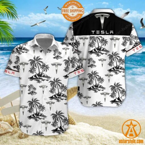 Tesla Hawaiian Shirt