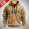 Texas Longhorns Personalized Half Zip Heavy Hoodie .jpg