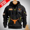 Texas Longhorns Personalized Half Zip Heavy Hoodie Good One Dear