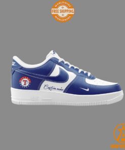 Texas Rangers CUSTOM Nike Air Force Shoes