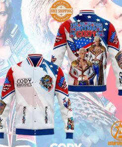 The American Nightmare Cody Rhodes US Flag Varsity Jacket