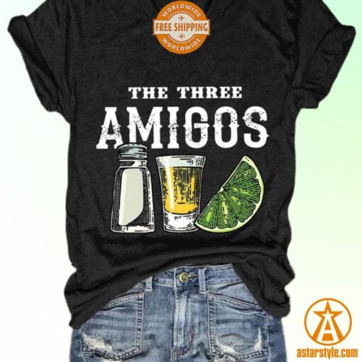 The Three Amigos V Neck T Shirt