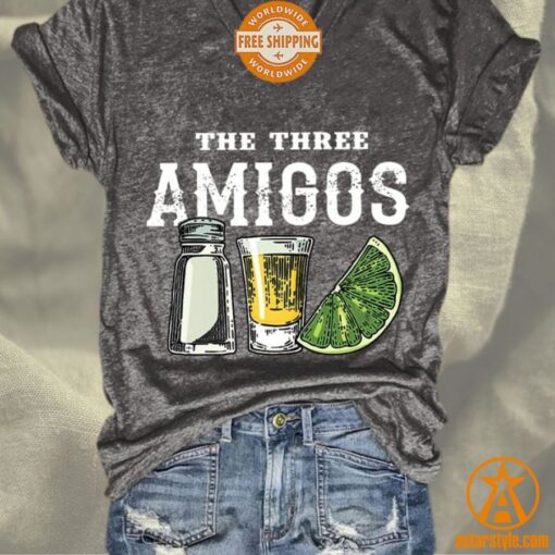 The Three Amigos V Neck T Shirt