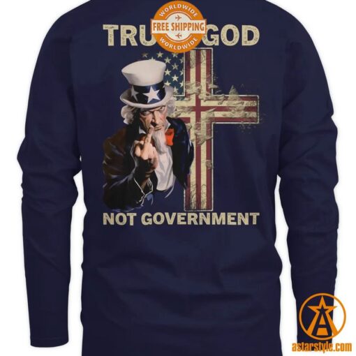 Trust God Not Government US Flag Shirt