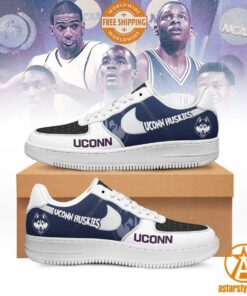 UConn Huskie Nike Air Force 1 Shoes