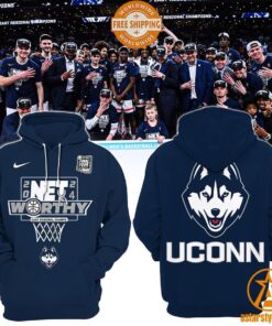 UConn Huskies Basketball 024 Net Worthy Hoodie