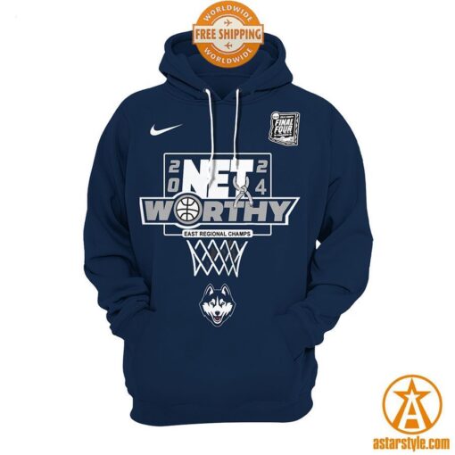 UConn Huskies Basketball 024 Net Worthy Hoodie