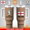 UEFA Euro 2024 England CUSTOM Tumbler Beautiful Mom, beautiful daughter