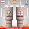 UEFA Euro 2024 England CUSTOM Tumbler Beautiful Mom, beautiful daughter