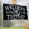 Welders Vote For Trump Flag Bless this holy soul, looking so cute