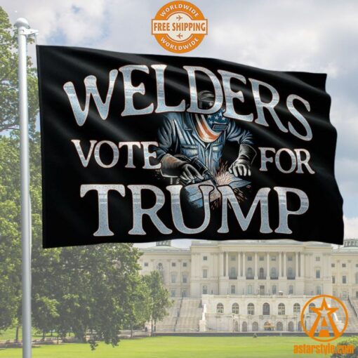 Welders Vote For Trump Flag