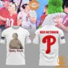 Baby Kruk Red October Philadelphia Phillies Shirt