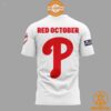 Baby Kruk Red October Philadelphia Phillies Shirt