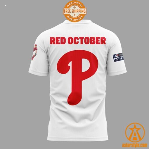 Baby Kruk Red October Philadelphia Phillies Shirt