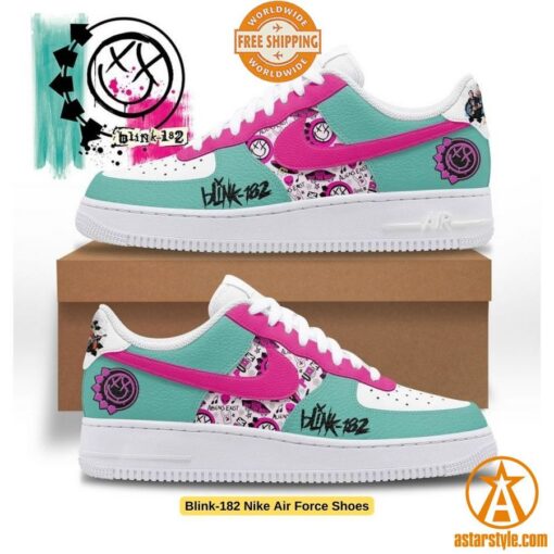 Blink-182 Nike Air Force Shoes