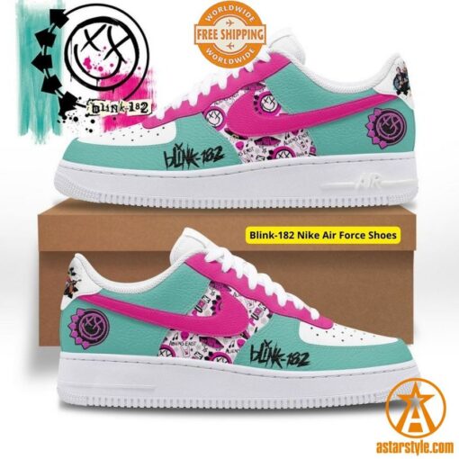 Blink-182 Nike Air Force Shoes