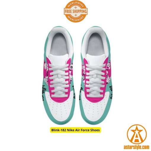 Blink-182 Nike Air Force Shoes