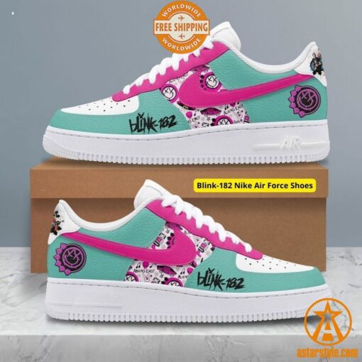 Blink-182 Nike Air Force Shoes