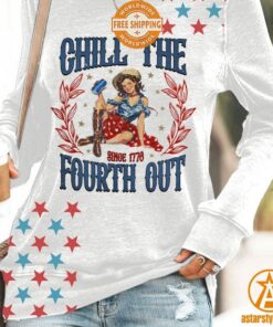 Chill The Fourth Out Independence Day Women Sweatshirt