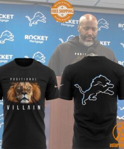 Detroit Lions 2024 Villain Holmes Brad Positional T Shirt