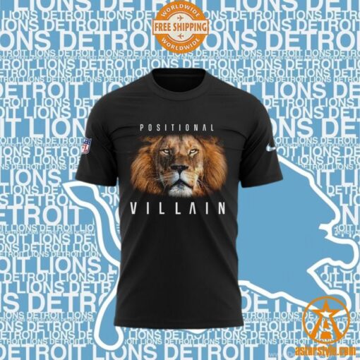 Detroit Lions 2024 Villain Holmes Brad Positional T Shirt