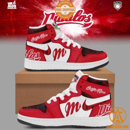 Diablos Rojos del México CUSTOM Air Jordan Shoes