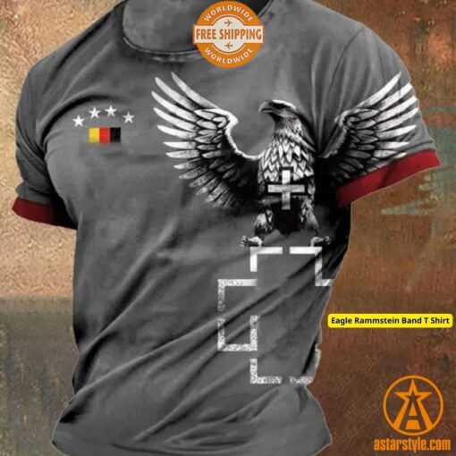 Eagle Rammstein Band T Shirt