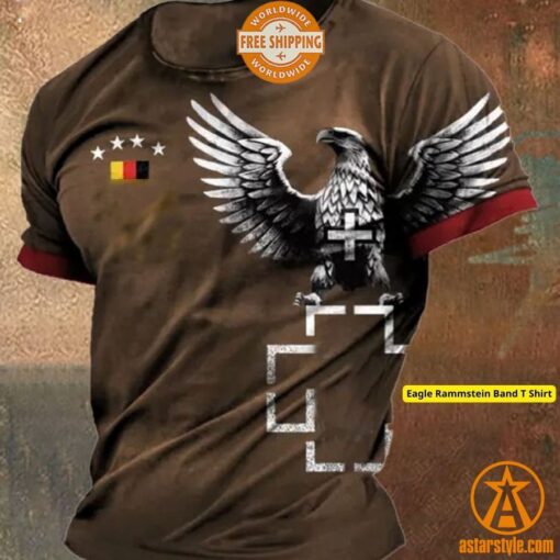 Eagle Rammstein Band T Shirt