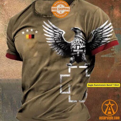 Eagle Rammstein Band T Shirt