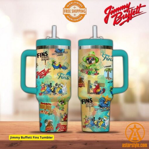 Jimmy Buffett Fins Tumbler