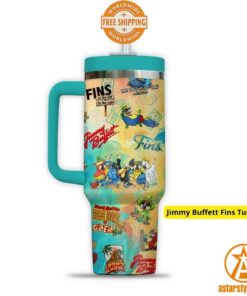 Jimmy Buffett Fins Tumbler