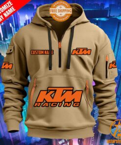 KTM Racing CUSTOM Half Zip Heavy Hoodie