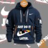 Mickey Just Do It later Nike Half Zip Heavy Hoodie