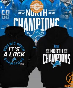 NFC North Champions 2023 Detroit Lions Hoodie