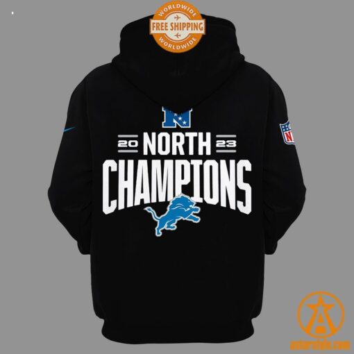 NFC North Champions 2023 Detroit Lions Hoodie