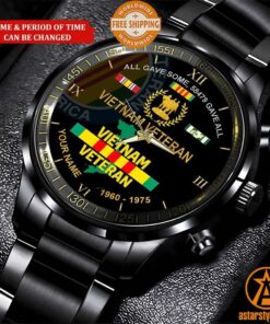 Personalized Vietnam Veteran Watch