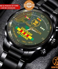 Personalized Vietnam Veteran Watch