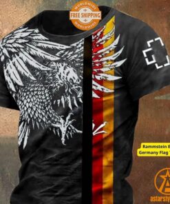 Rammstein Eagle Germany Flag T Shirt