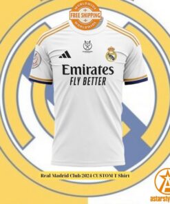 Real Madrid Club 2024 CUSTOM T Shirt