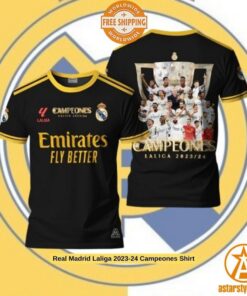 Real Madrid Laliga 2023-24 Campeones Shirt