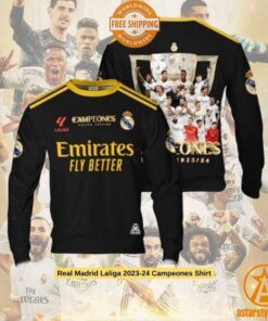 Real Madrid Laliga 2023-24 Campeones Shirt