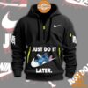 Stitch Just Do It later Nike Half Zip Heavy Hoodie