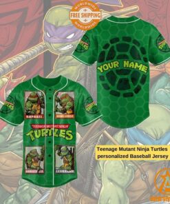 Teenage Mutant Ninja Turtles personalized Baseball Jersey